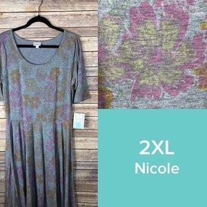 2XL LuLaRoe Nicole Dress New